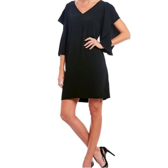 Trina Turk Dresses & Skirts - Trina Turk Hiroshi Flutter| Ruffle Sleeve Dress